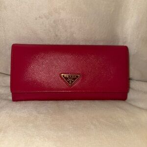 Prada Vibrant Pink Women's Wallet